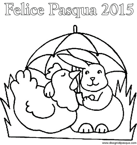 Disegno Felice Pasqua 2015