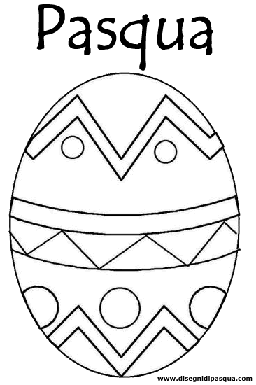 Disegno Uova di Pasqua