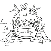 Buona Pasqua da colorare