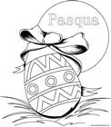 Disegno uovo Pasqua